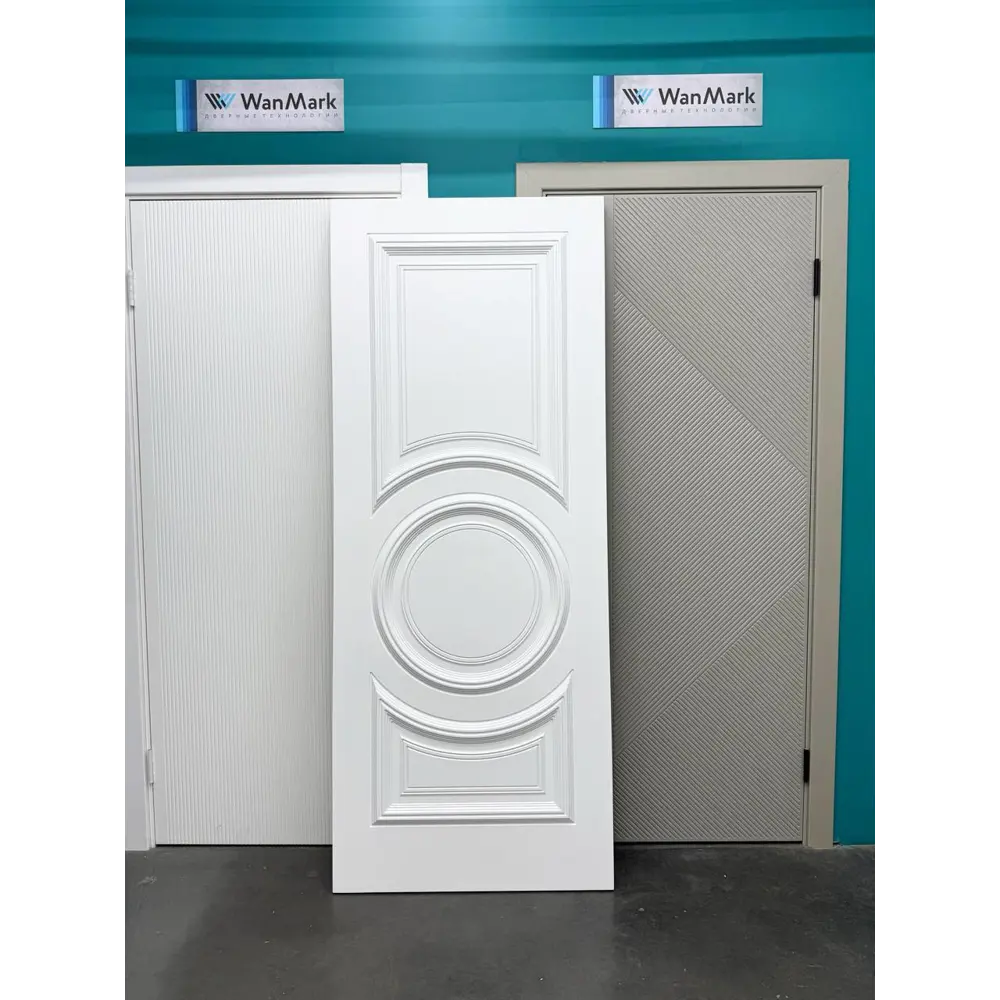 Фото 3 Межкомнатная дверь Wanmark Дебют-5 ДГ глухая 200x60см Эмаль цвет белый Фото 3 Межкомнатная дверь Wanmark Дебют-5 ДГ глухая 200x60см Эмаль цвет белый