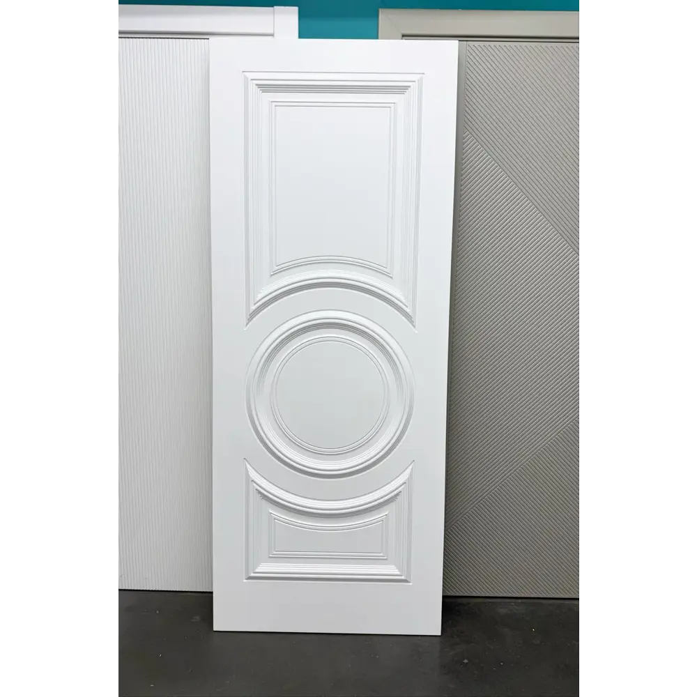 Фото 4 Межкомнатная дверь Wanmark Дебют-5 ДГ глухая 200x60см Эмаль цвет белый Фото 4 Межкомнатная дверь Wanmark Дебют-5 ДГ глухая 200x60см Эмаль цвет белый