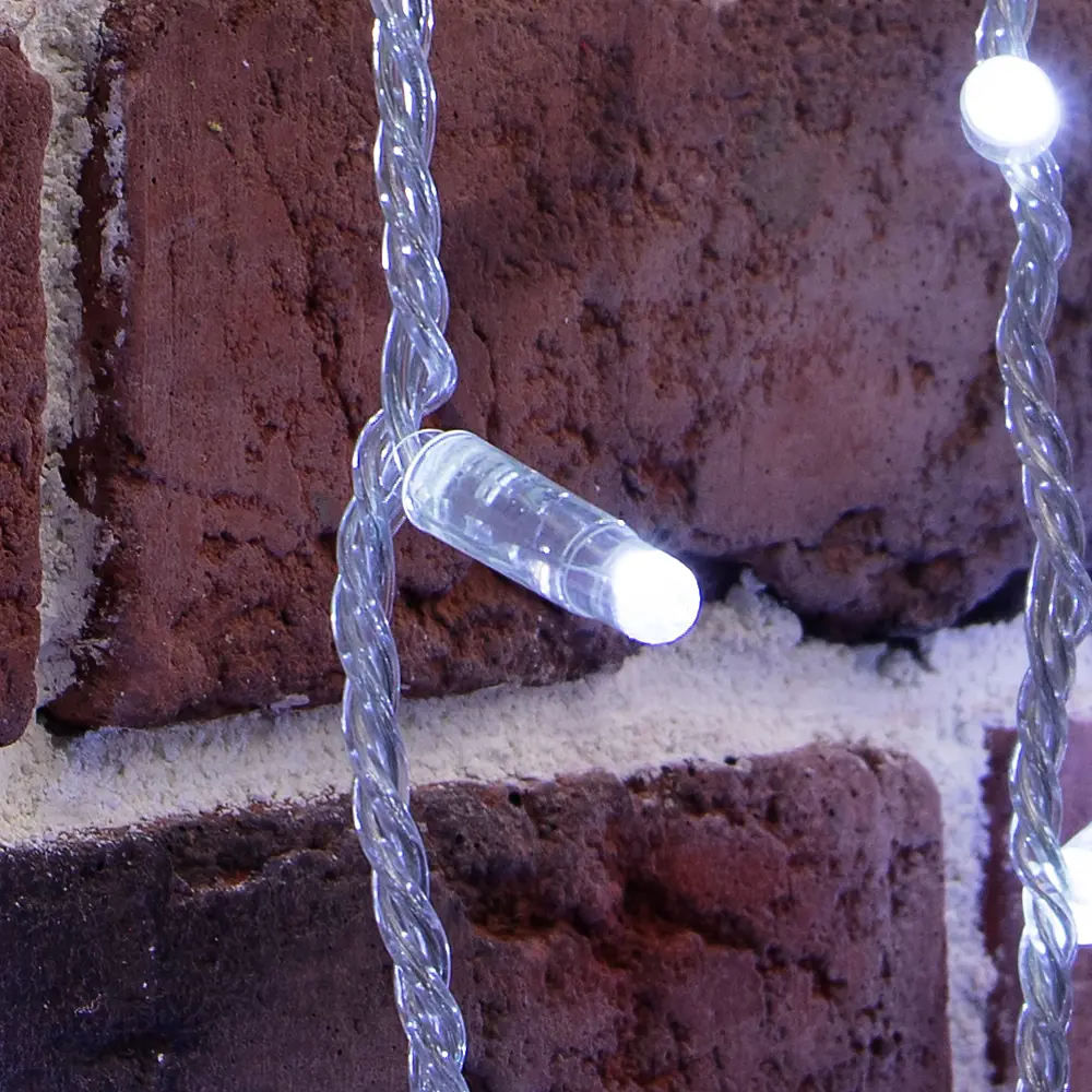 Фото 2 Электрогирлянда универсальная Neon-night 235-695 занавес 2x9м 1200 ламп белый Фото 2 Электрогирлянда универсальная Neon-night 235-695 занавес 2x9м 1200 ламп белый