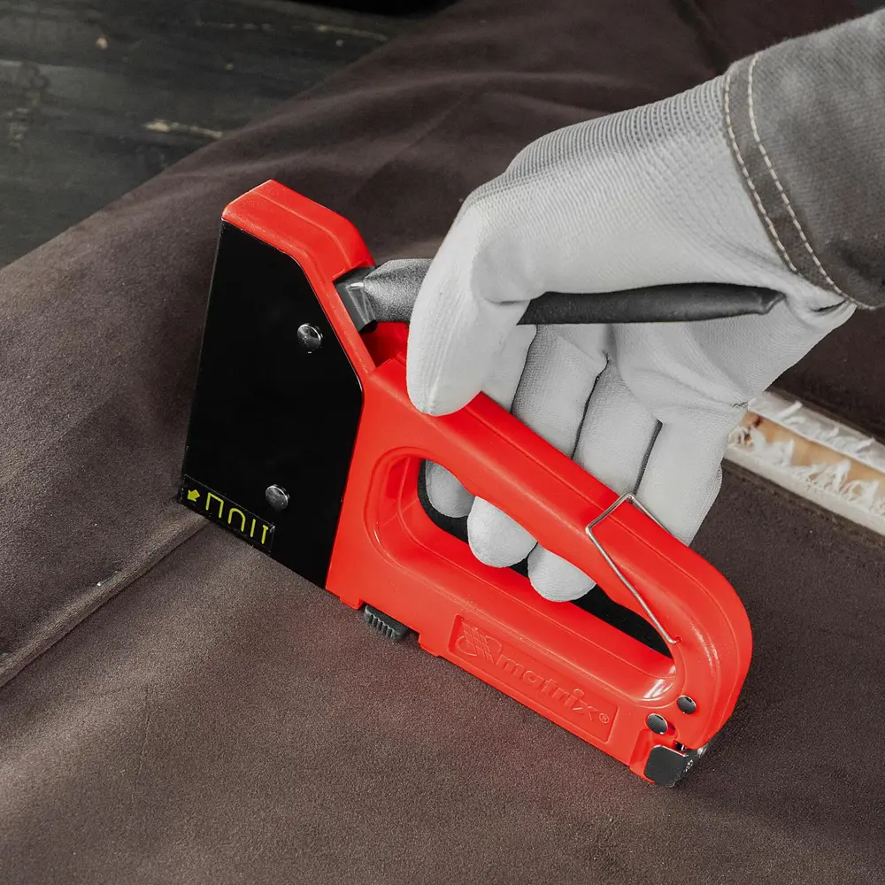 Фото 14 Степлер мебельный 4 в 1 Matrix тип 28-53-300-500 40905, 6-14 мм Фото 14 Степлер мебельный 4 в 1 Matrix тип 28-53-300-500 40905, 6-14 мм