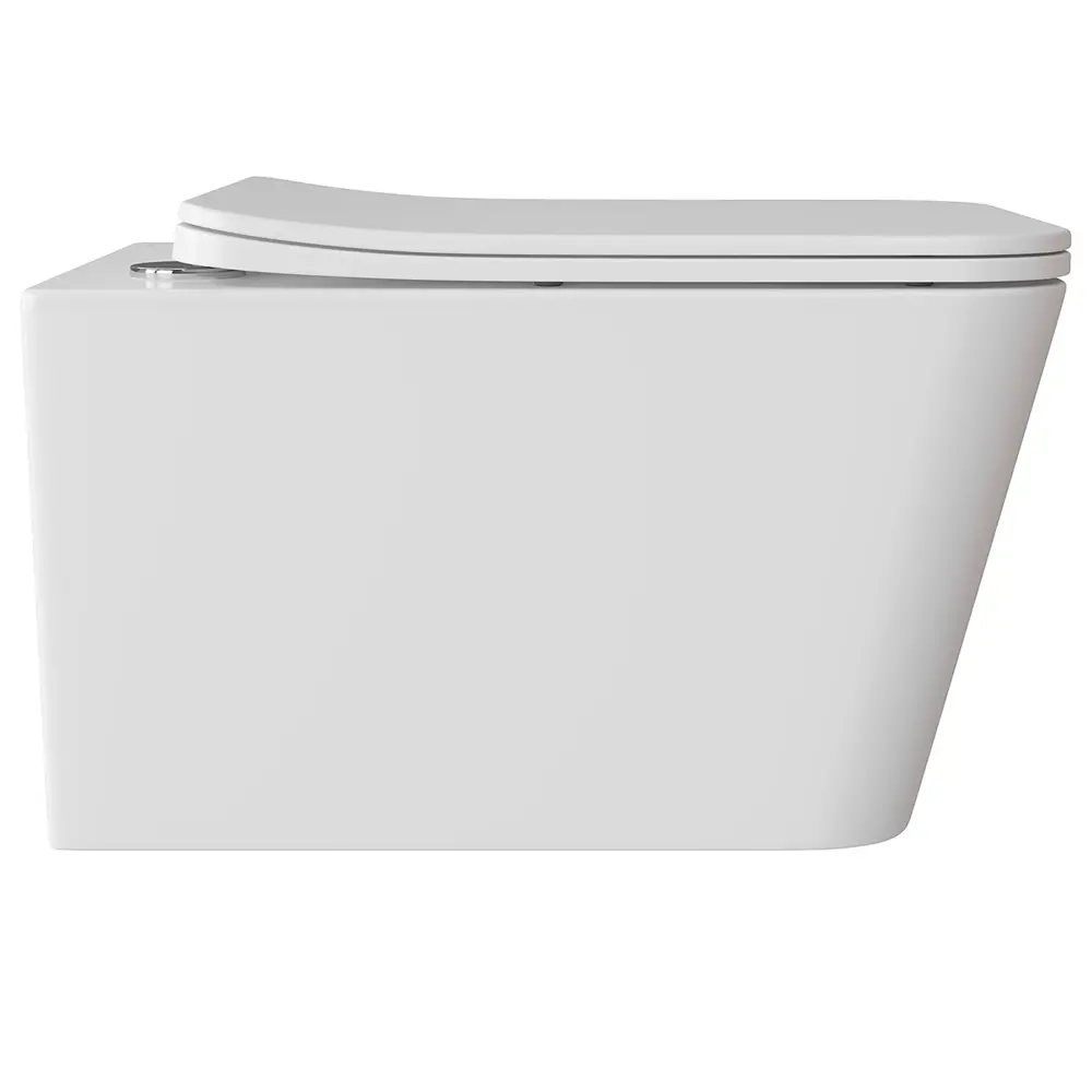 Фото 11 Инсталляция GROHE Rapid SL с клавишей хром и унитаз подвесной безободковый ADT 52x37 микролифт белый глянцевый форма квадрат Фото 11 Инсталляция GROHE Rapid SL с клавишей хром и унитаз подвесной безободковый ADT 52x37 микролифт белый глянцевый форма квадрат