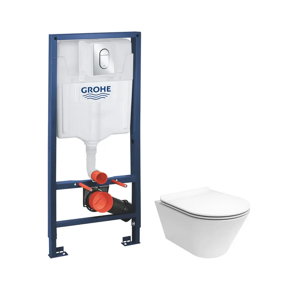 Фото 4 Комплект инсталляции Grohe Solido 5 в 1 QuickFix с клавишей Arena Cosmopolitan (39702000) и унитаз Kerama Marazzi Plaza Modern Торнадо белый глянцевый Фото 4 Комплект инсталляции Grohe Solido 5 в 1 QuickFix с клавишей Arena Cosmopolitan (39702000) и унитаз Kerama Marazzi Plaza Modern Торнадо белый глянцевый