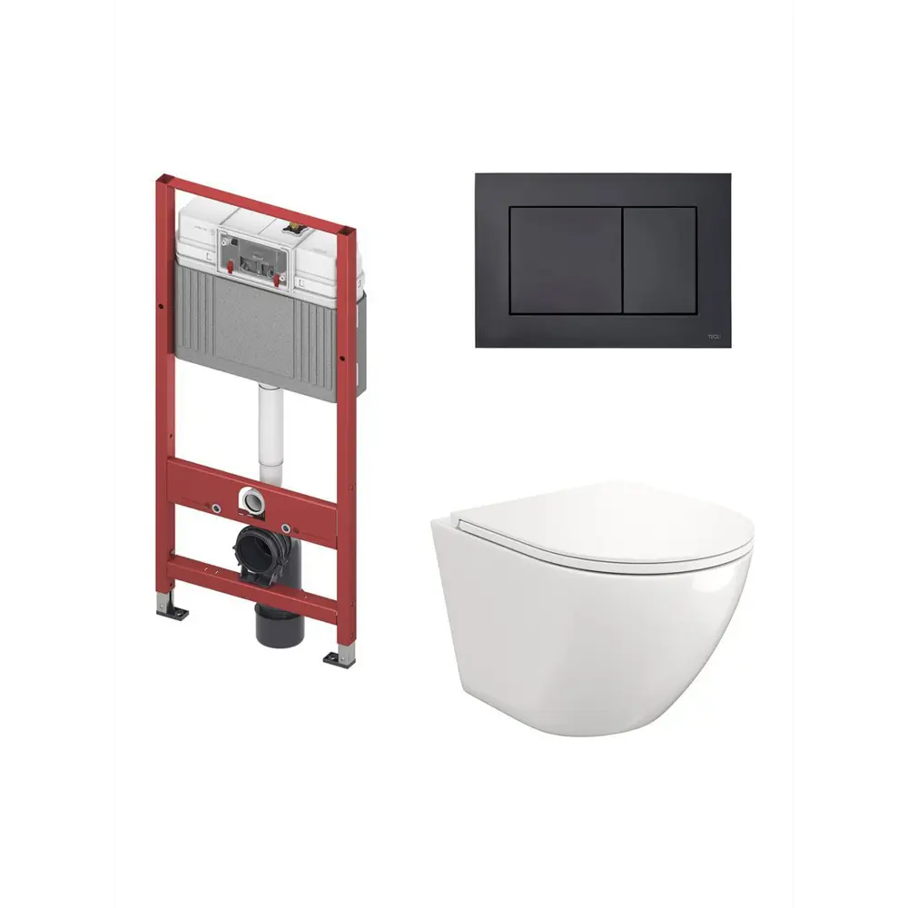 Фото 7 Комплект инсталляция с унитазом Tece 9400414AL.FLU40110.V.W цвет белый Фото 7 Комплект инсталляция с унитазом Tece 9400414AL.FLU40110.V.W цвет белый