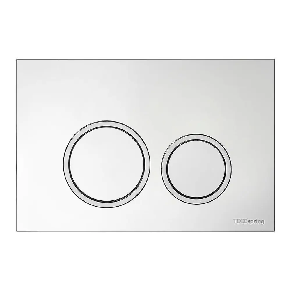 Фото 7 Инсталляция TECE spring с круглыми клавишами хром глянцевый унитаз подвесной безободковый ADT 52.5x36 микролифт белый глянцевый овал