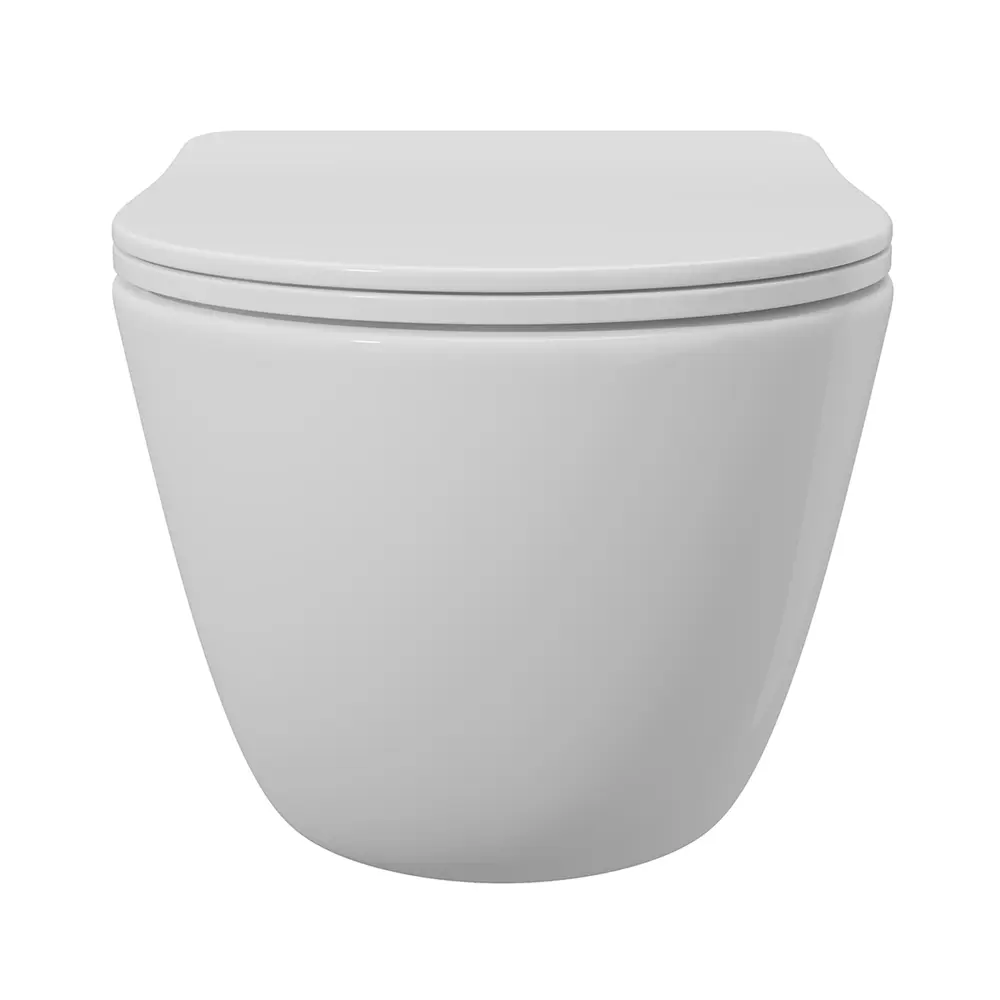 Фото 12 Инсталляция TECE spring с круглыми клавишами хром глянцевый унитаз подвесной безободковый ADT 52.5x36 микролифт белый глянцевый овал