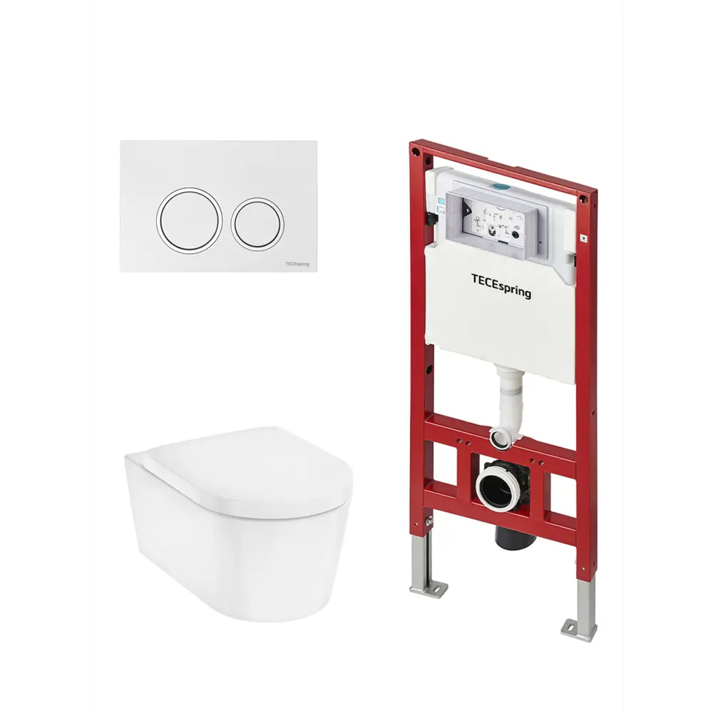 Фото 4 Комплект TECE spring инсталляция S955103 Hansgrohe унитаз подвесной 54x36 HGSET012белый Фото 4 Комплект TECE spring инсталляция S955103 Hansgrohe унитаз подвесной 54x36 HGSET012белый