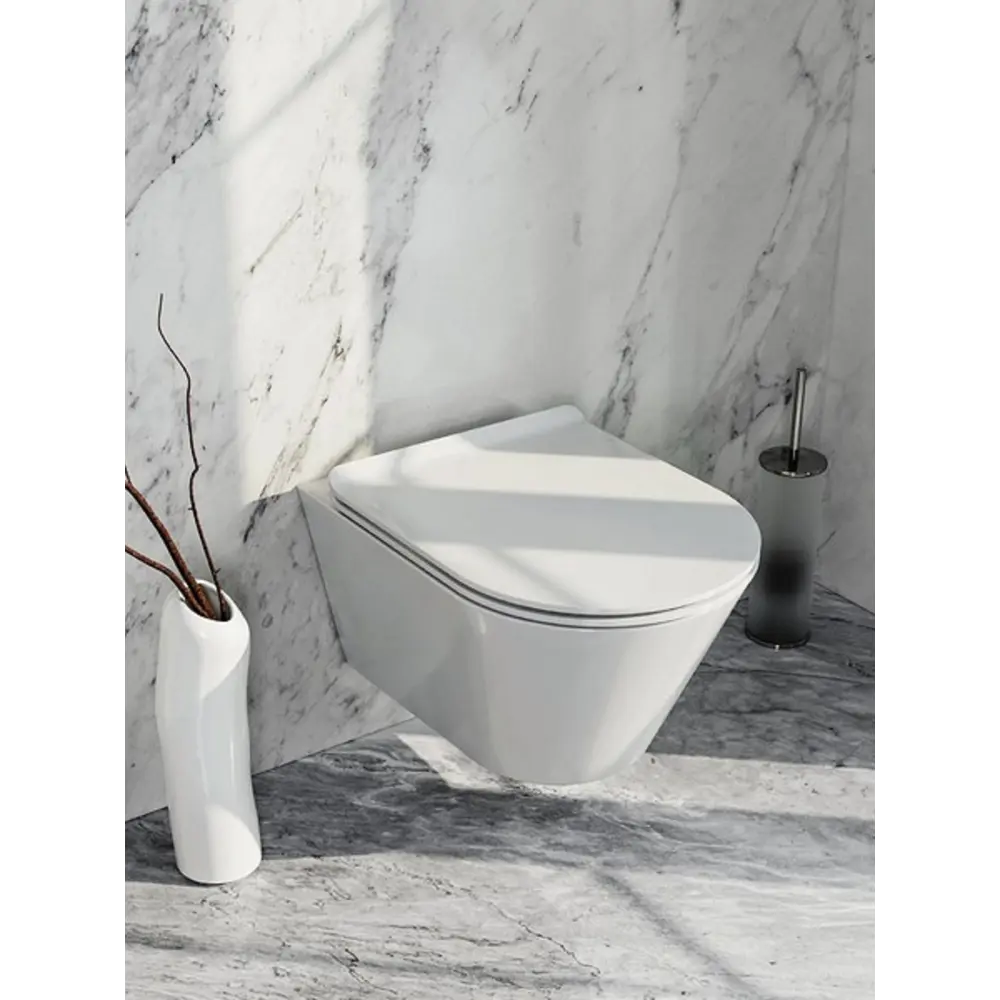 Фото 14 Комплект инсталляции Tecespring с клавишей с круглыми кнопками белый глянц и унитаз подвесной Kerama Marazzi Plaza Modern Торнадо белый глянц Фото 14 Комплект инсталляции Tecespring с клавишей с круглыми кнопками белый глянц и унитаз подвесной Kerama Marazzi Plaza Modern Торнадо белый глянц