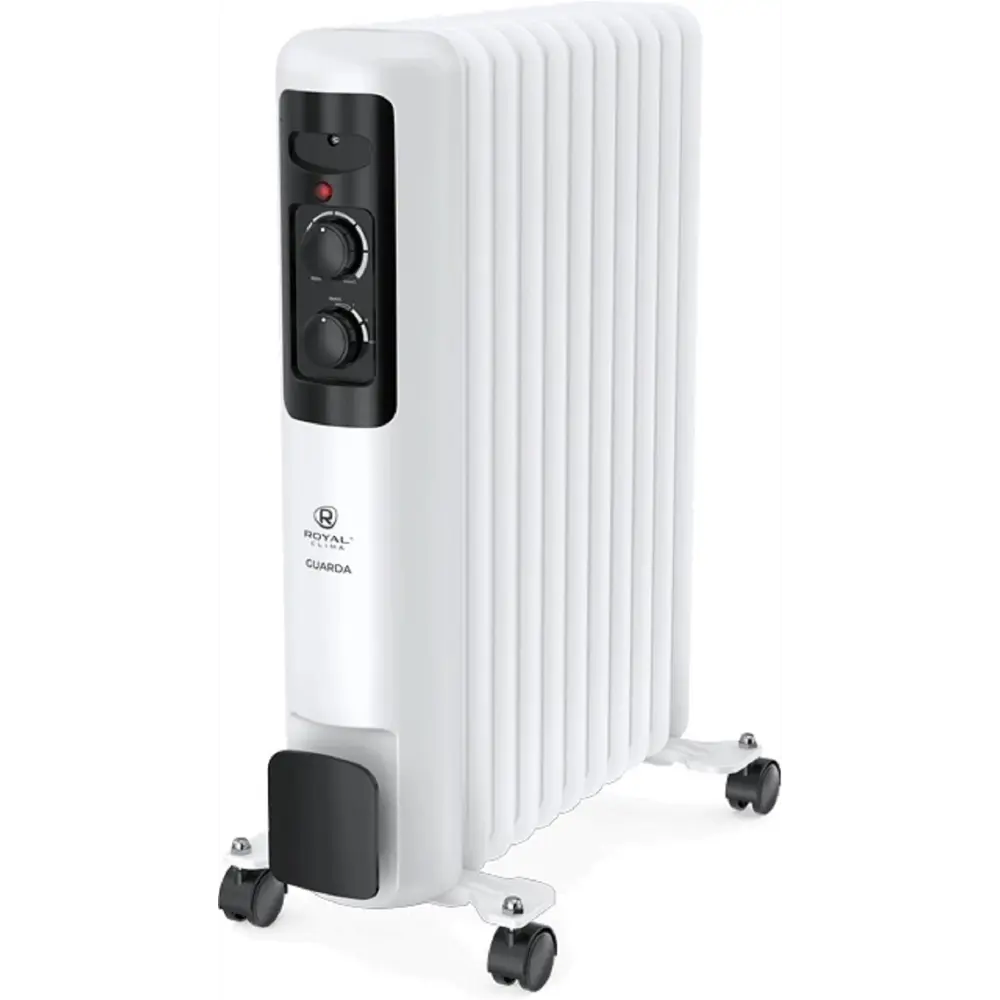 Фото Обогреватель масляный Royal clima ROR-GU11-2500M с электронным термостатом 2500 Вт 10 секций цвет белый