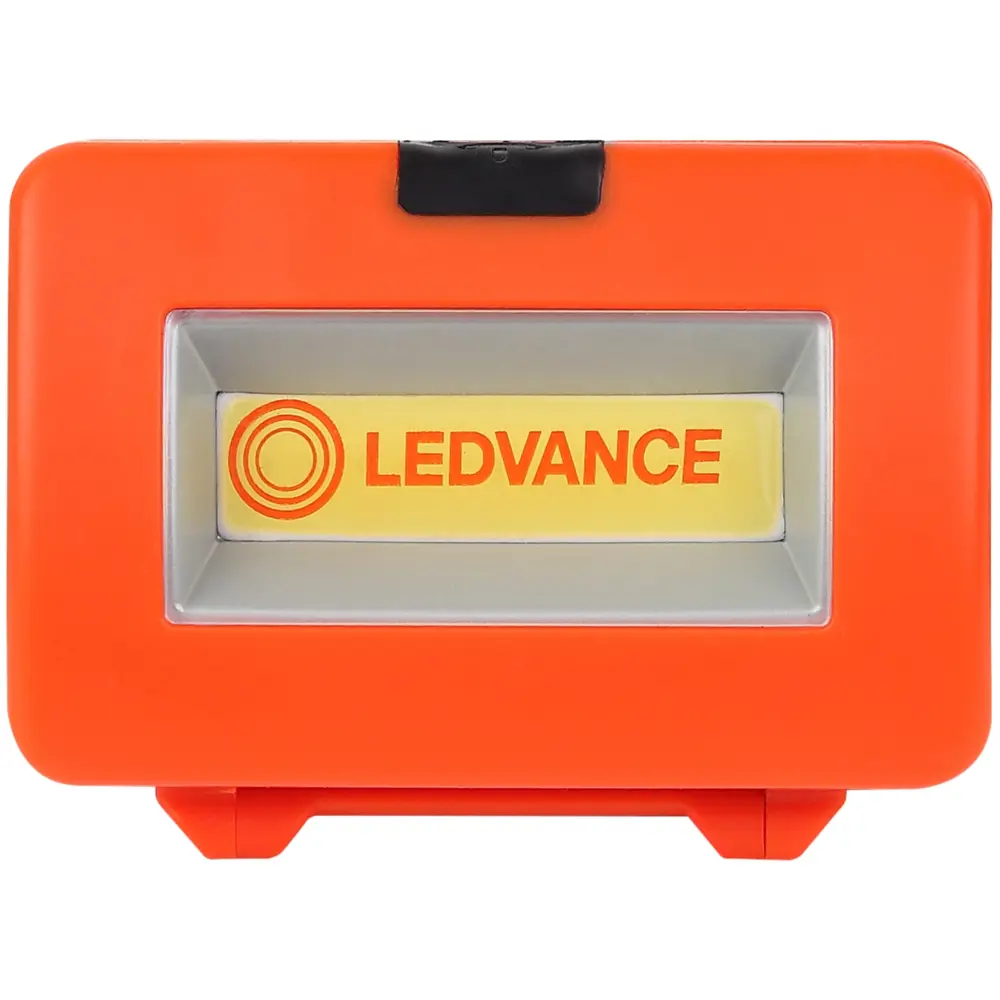 Фото 2 Фонарь налобный Ledvance на батарейках встроенные светодиоды 80 лм 1.6 Вт цвет оранжевый/серебристый/черный