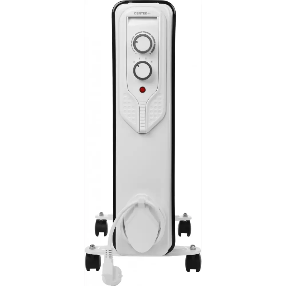 Фото 2 Обогреватель масляный Centek CT-6207 с электронным термостатом 2500 Вт 11 секций цвет белый