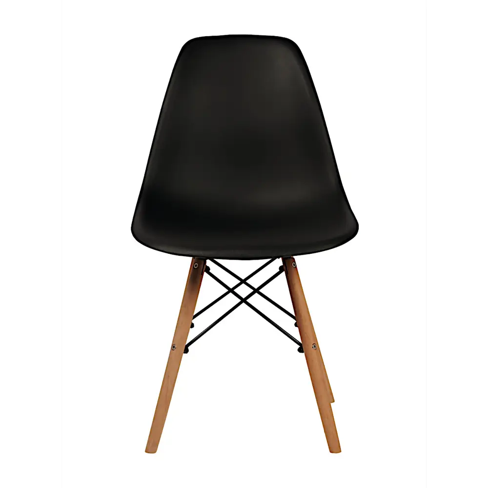 Фото 2 Стул кухонный Стулбержи со спинкой Eames 1 шт черный