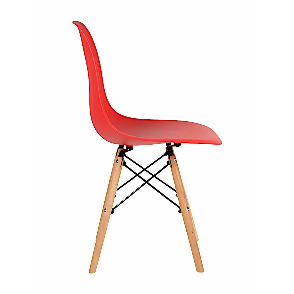 Фото 3 Стул кухонный Стулбержи со спинкой Eames 1 шт красный Фото 3 Стул кухонный Стулбержи со спинкой Eames 1 шт красный