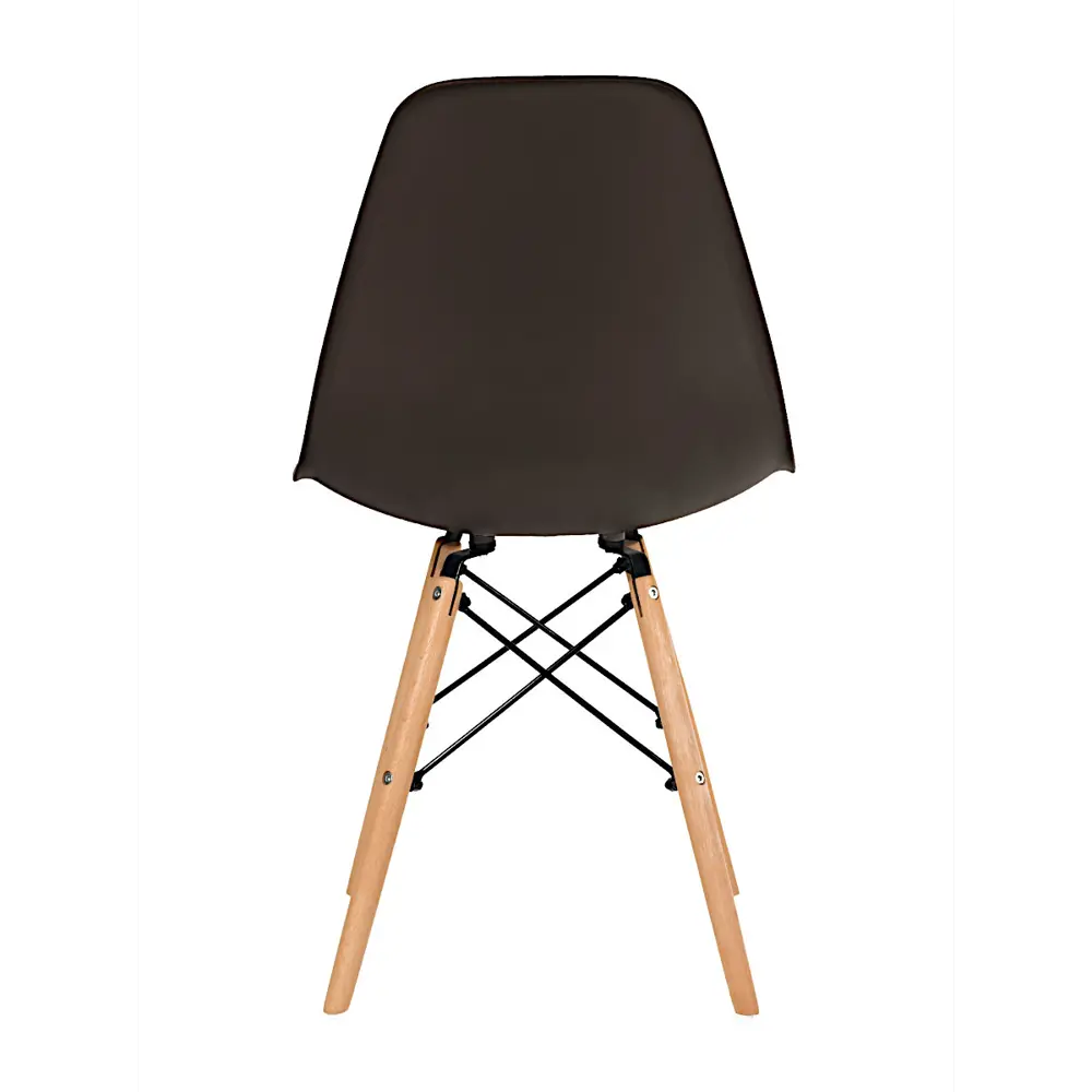 Фото 4 Стул кухонный Стулбержи со спинкой Eames 1 шт горький шоколад Фото 4 Стул кухонный Стулбержи со спинкой Eames 1 шт горький шоколад