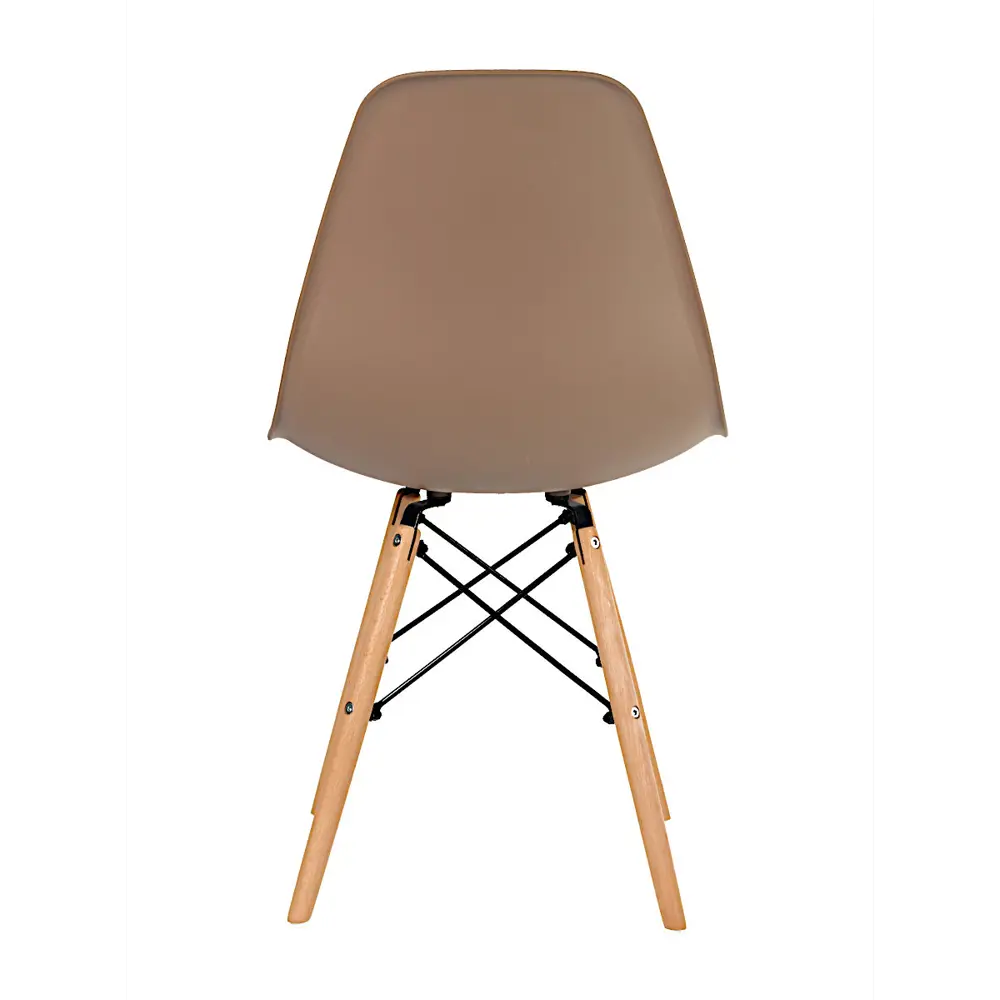 Фото 4 Стул кухонный Стулбержи со спинкой Eames 1 шт латте Фото 4 Стул кухонный Стулбержи со спинкой Eames 1 шт латте