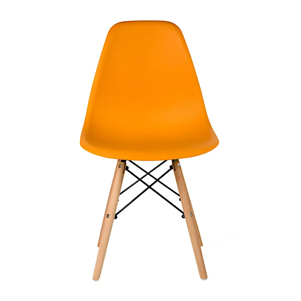 Фото 2 Стул кухонный Стулбержи со спинкой Eames 1 шт оранжевый Фото 2 Стул кухонный Стулбержи со спинкой Eames 1 шт оранжевый