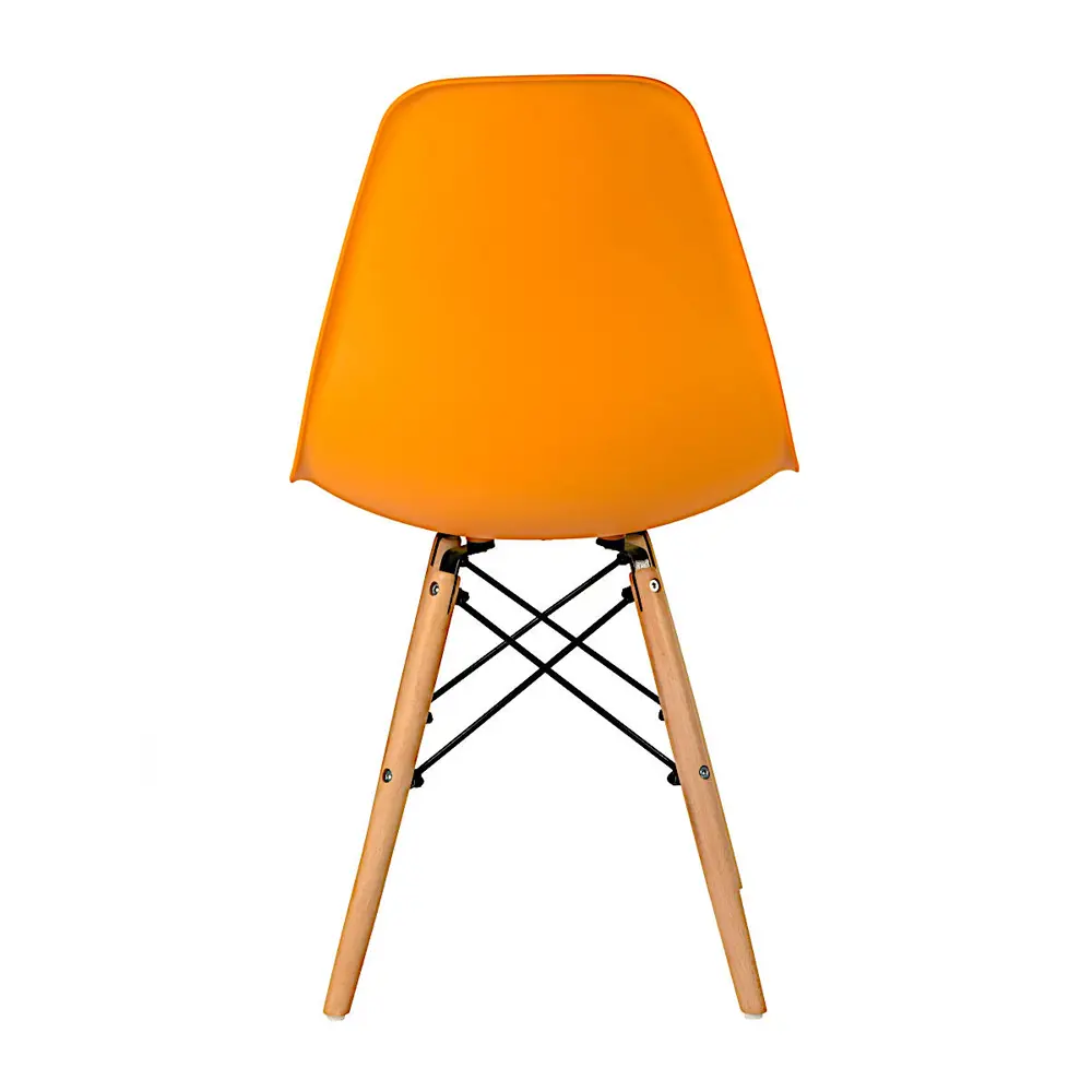Фото 4 Стул кухонный Стулбержи со спинкой Eames 1 шт оранжевый Фото 4 Стул кухонный Стулбержи со спинкой Eames 1 шт оранжевый