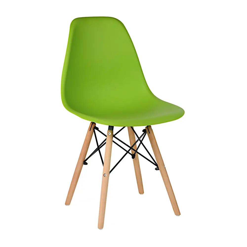 Фото Стул кухонный Стулбержи со спинкой Eames 1 шт фисташковый Фото Стул кухонный Стулбержи со спинкой Eames 1 шт фисташковый