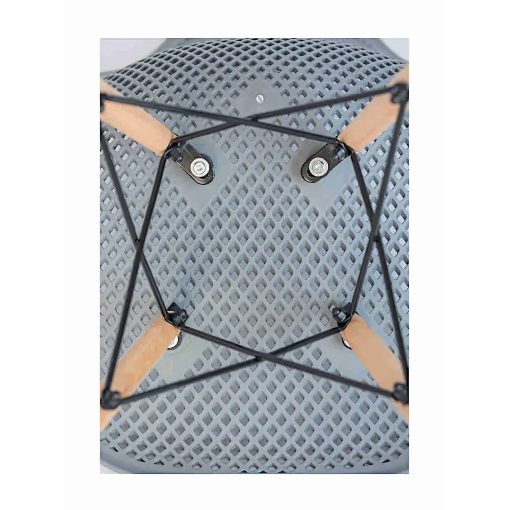 Фото 5 Стул кухонный Стулбержи со спинкой Eames Mesh 1 шт серый