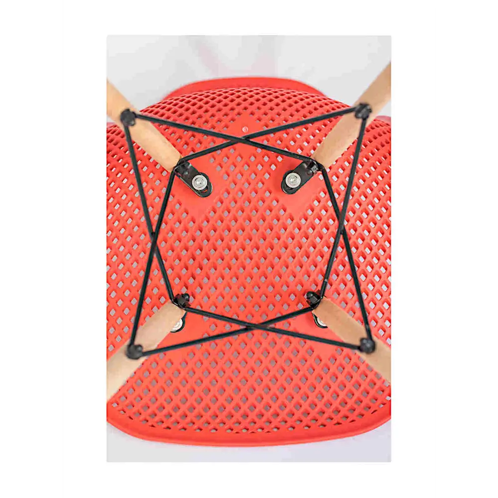 Фото 5 Стул кухонный Стулбержи со спинкой Eames Mesh 1 шт красный