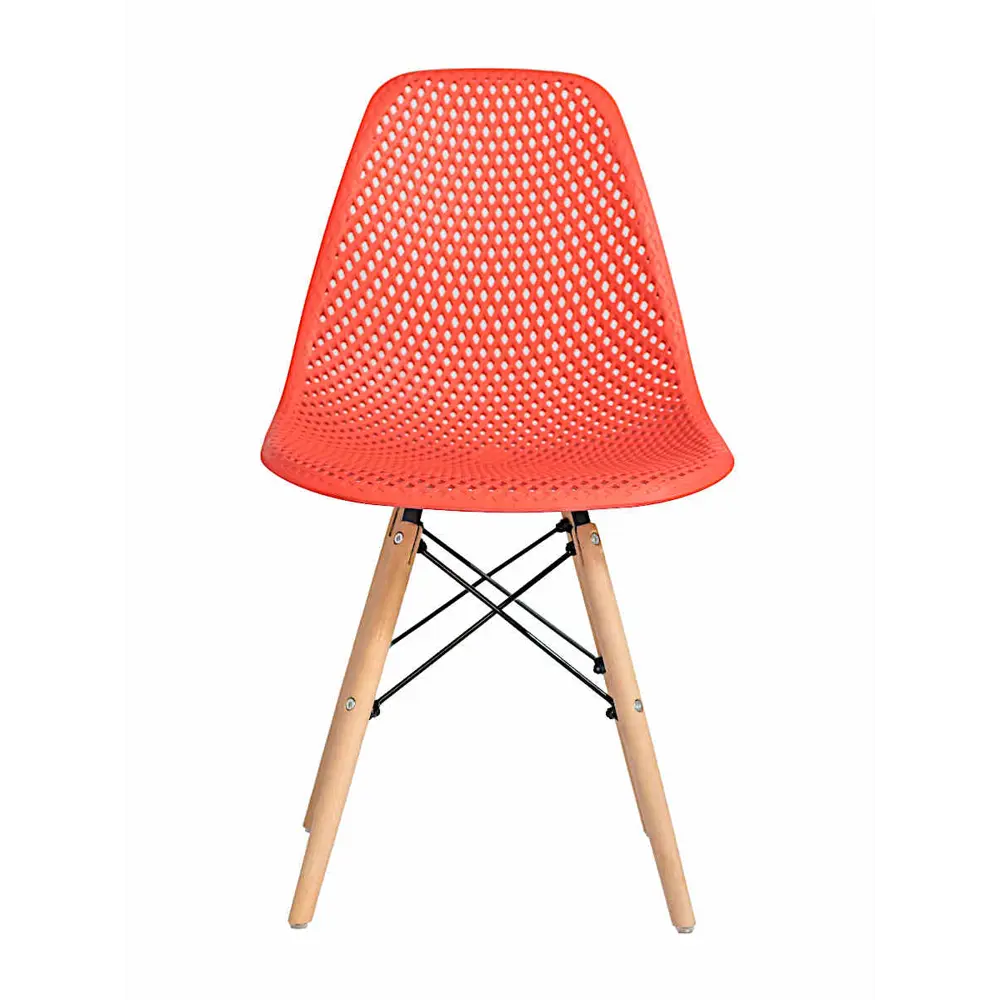 Фото 2 Стул кухонный Стулбержи со спинкой Eames Mesh 1 шт красный