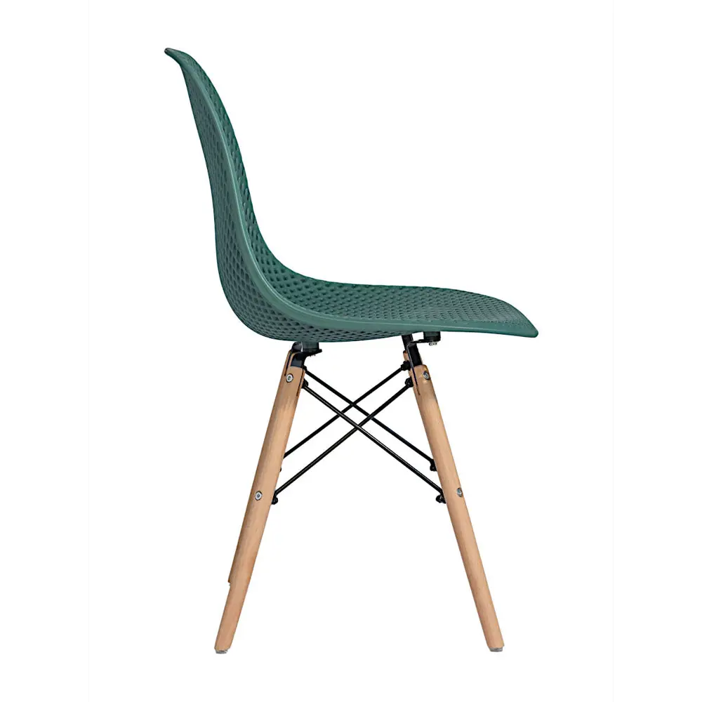 Фото 3 Стул кухонный Стулбержи со спинкой Eames Mesh 1 шт темно-зеленый Фото 3 Стул кухонный Стулбержи со спинкой Eames Mesh 1 шт темно-зеленый