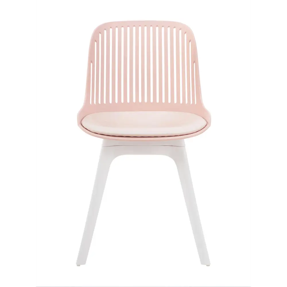 Фото 2 Стул для письменного стола кухни Стулбержи туалетного столика Grace Plus 1 шт розовый опоры белые Фото 2 Стул для письменного стола кухни Стулбержи туалетного столика Grace Plus 1 шт розовый опоры белые