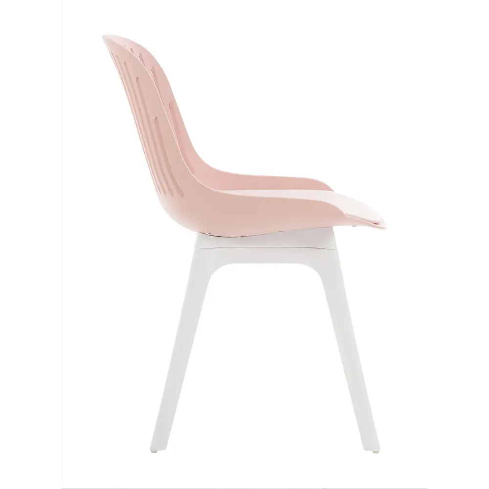 Фото 4 Стул для письменного стола кухни Стулбержи туалетного столика Grace Plus 1 шт розовый опоры белые Фото 4 Стул для письменного стола кухни Стулбержи туалетного столика Grace Plus 1 шт розовый опоры белые