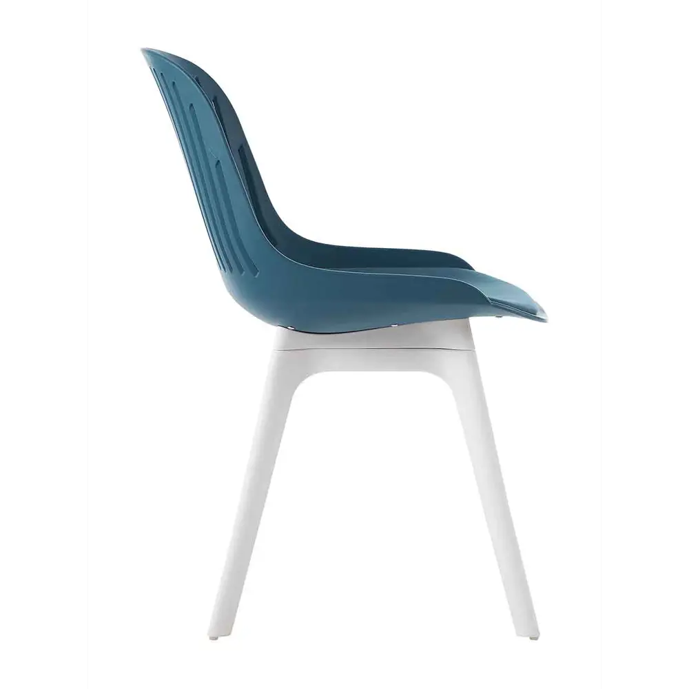 Фото 3 Стул мягкий для гостиной кухни дома Grace Plus Комплект 2 шт темно-синий опоры белые Фото 3 Стул мягкий для гостиной кухни дома Grace Plus Комплект 2 шт темно-синий опоры белые