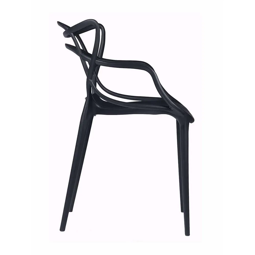 Фото 3 Стул для кухни Стулбержи пластиковый Masters 1шт. черный Фото 3 Стул для кухни Стулбержи пластиковый Masters 1шт. черный