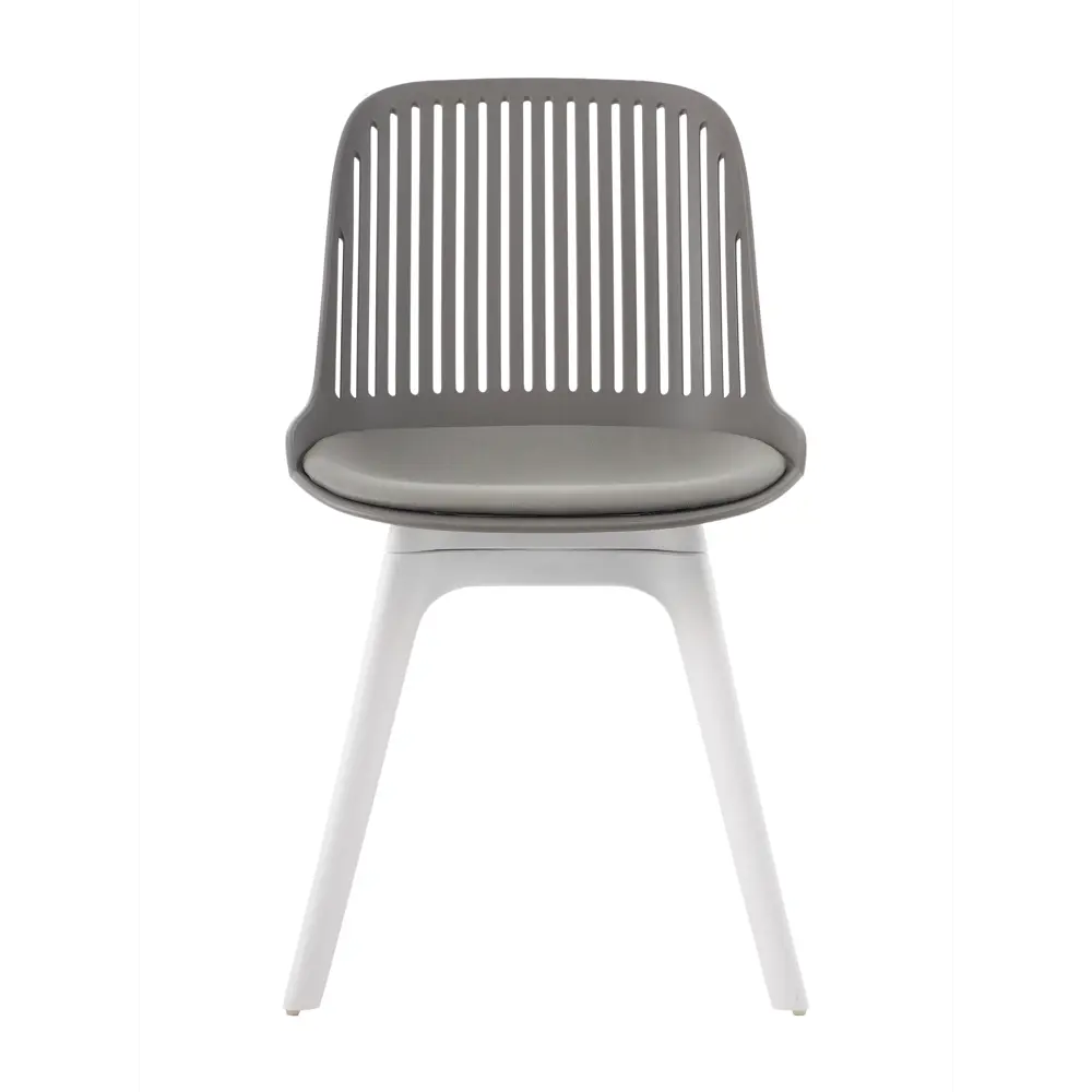 Фото 2 Стул для письменного стола кухни Стулбержи туалетного столика Grace Plus 1 шт серый опоры белые Фото 2 Стул для письменного стола кухни Стулбержи туалетного столика Grace Plus 1 шт серый опоры белые