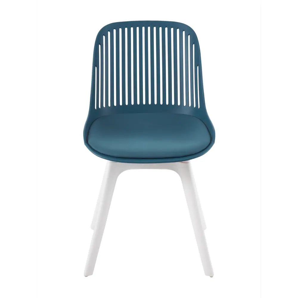 Фото 3 Стул для письменного стола кухни Стулбержи туалетного столика Grace Plus 1 шт темно-синий опоры белые Фото 3 Стул для письменного стола кухни Стулбержи туалетного столика Grace Plus 1 шт темно-синий опоры белые