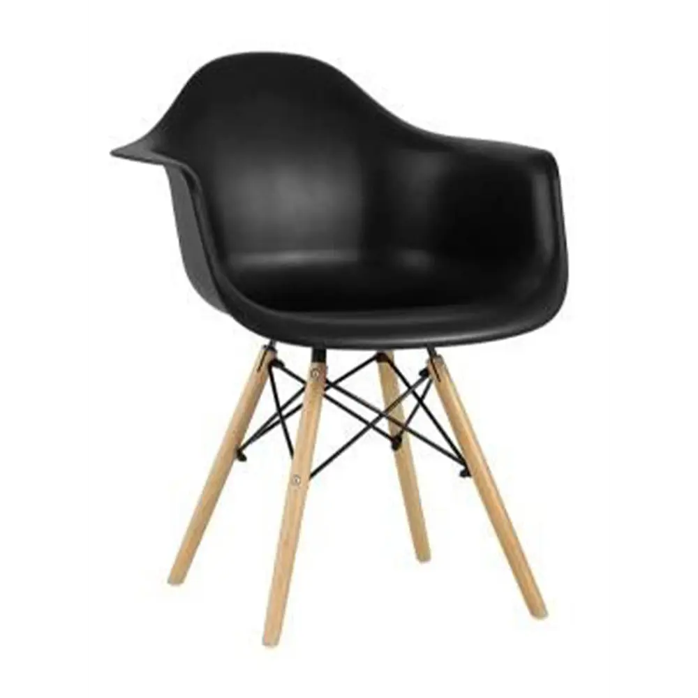 Фото Стул для кухни Стулбержи обеденный со спинкой Cloud 1 шт черный Фото Стул для кухни Стулбержи обеденный со спинкой Cloud 1 шт черный