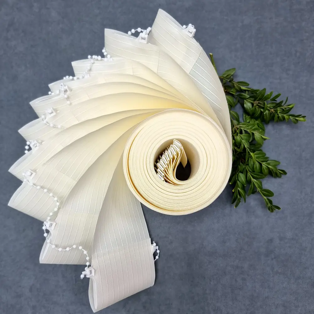 Фото 7 Ламели для вертикальных жалюзи Бинар Лайн 210 см 15 шт цвет бежевый