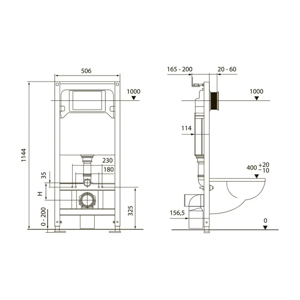 Фото 6 Комплект инсталляция с унитазом Tece S955202E0120 цвет белый Фото 6 Комплект инсталляция с унитазом Tece S955202E0120 цвет белый