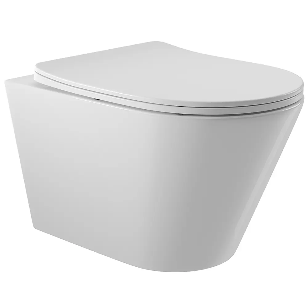 Фото 9 Инсталляция TECE spring с прямоугольными клавишами белый глянцевый унитаз подвесной безободковый ADT 52.5x36 микролифт белый глянцевый конус