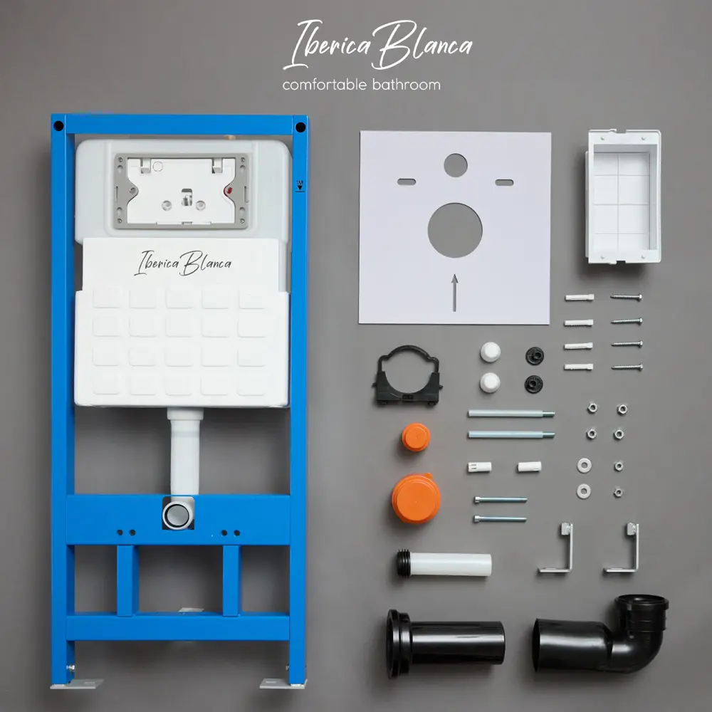 Фото 10 Комплект инсталляция с унитазом Iberica blanca IB001.BLA.234.215 цвет белый Фото 10 Комплект инсталляция с унитазом Iberica blanca IB001.BLA.234.215 цвет белый