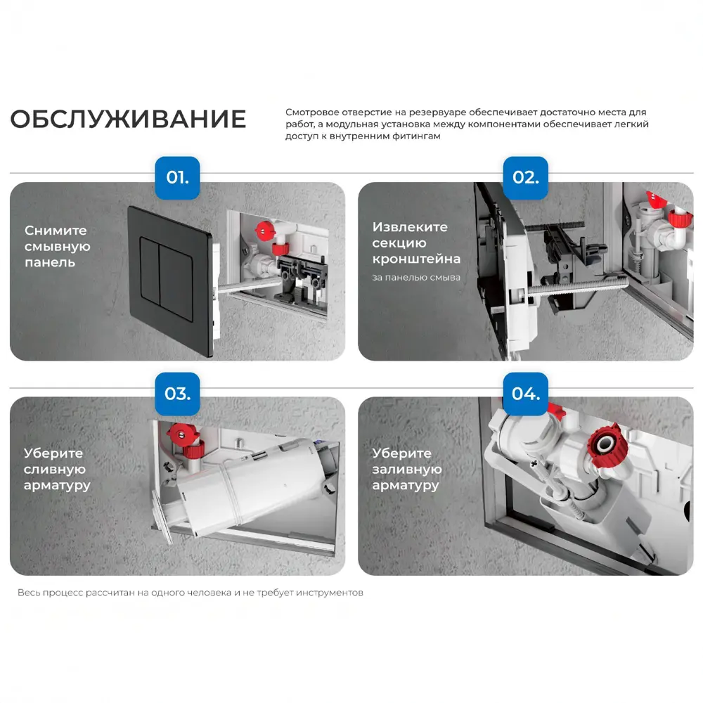 Фото 9 Комплект инсталляция с унитазом Iberica blanca IB001.TLA.234.214 цвет белый Фото 9 Комплект инсталляция с унитазом Iberica blanca IB001.TLA.234.214 цвет белый