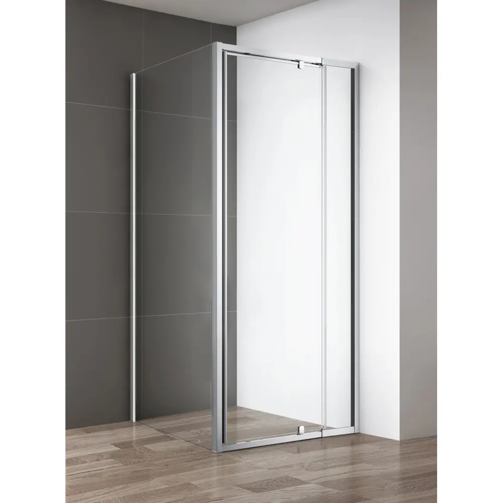 Фото 3 Душевой уголок Cezares Variante 90513 прямоугольный 90x80см серебристый блеск профиль эффект стекла прозрачный