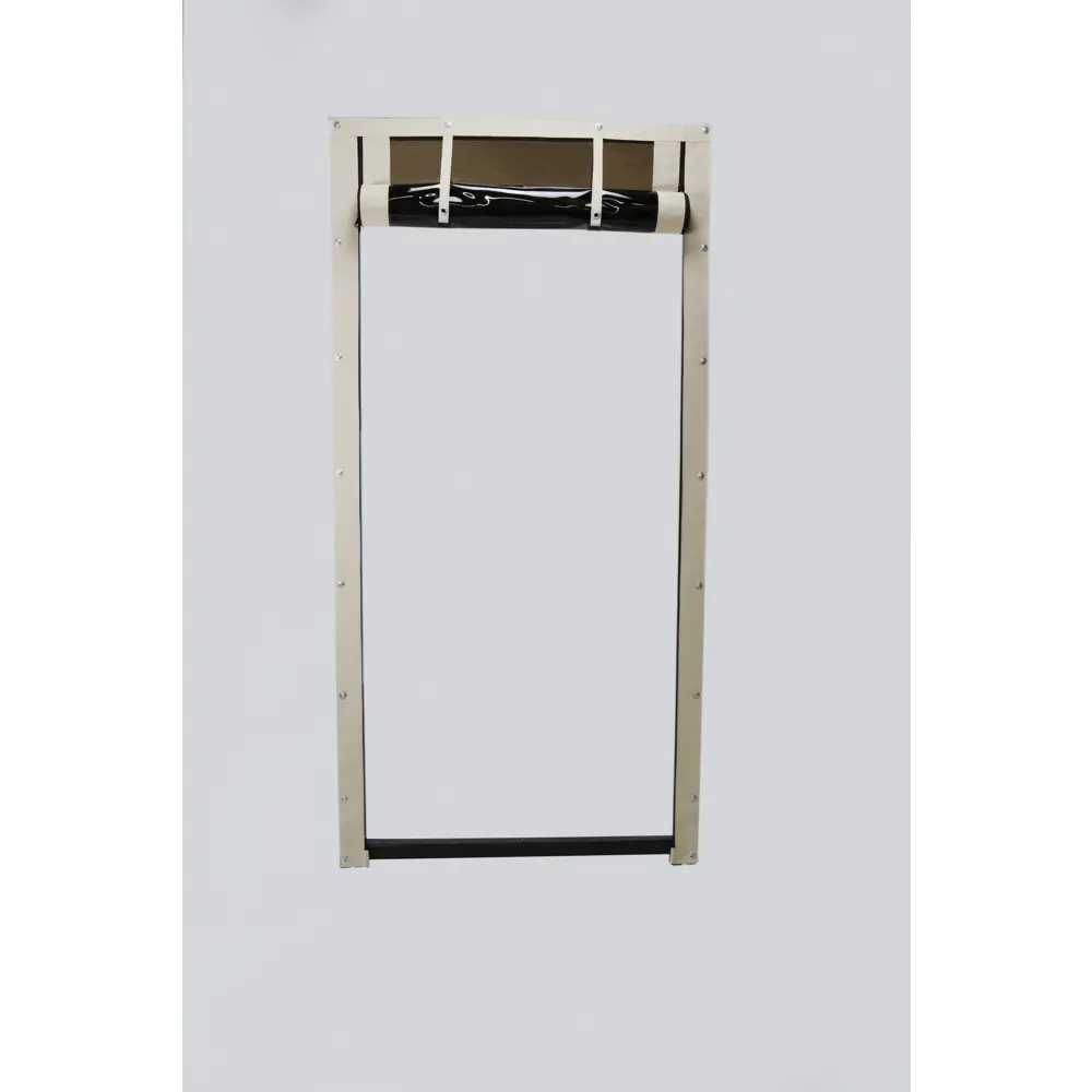 Фото 6 Мягкая дверь на молниях 200x200см тонированное полотно цвет бежевый