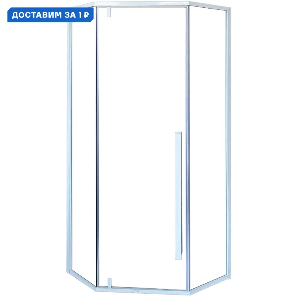 Фото Душевой уголок Ceruttispa C3AW 405318 прямоугольный 90x90см белый профиль эффект стекла прозрачный Фото Душевой уголок Ceruttispa C3AW 405318 прямоугольный 90x90см белый профиль эффект стекла прозрачный