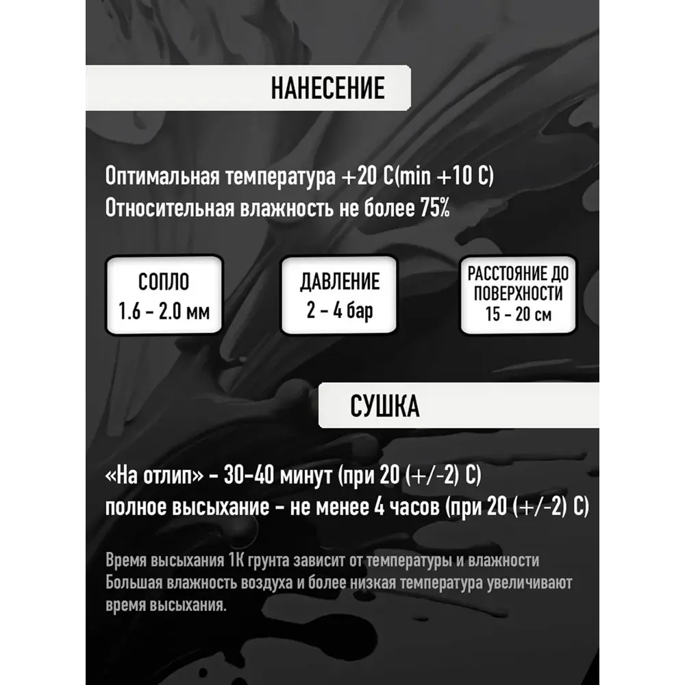 Фото 2 Грунт акриловый автомобильный Megamix Nano 1К темный графит 800г