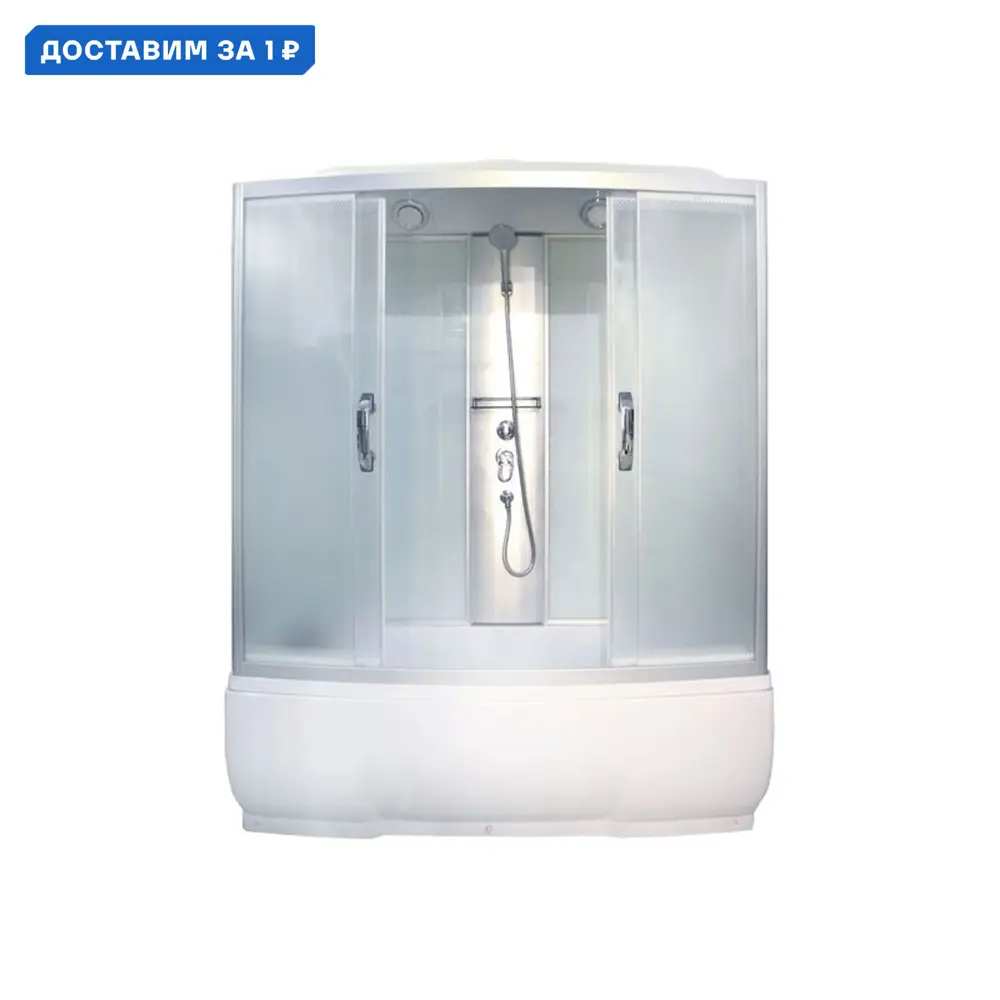 Фото Душевая кабина River 10000003025 высокий поддон 150x80см Фото Душевая кабина River 10000003025 высокий поддон 150x80см