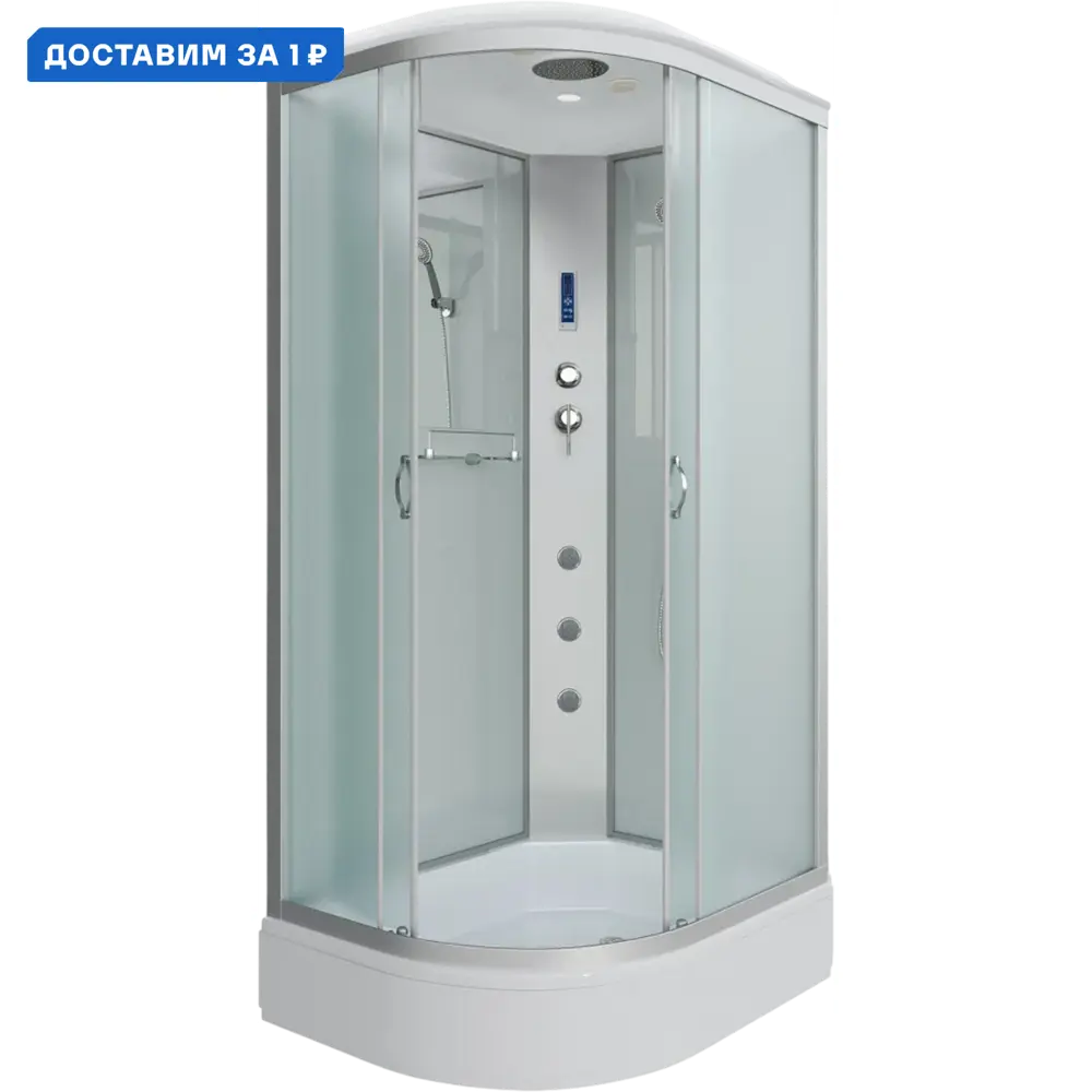 Фото Душевая кабина Niagara 331944rf средний поддон 110x90 см ассиметричный Фото Душевая кабина Niagara 331944rf средний поддон 110x90 см ассиметричный