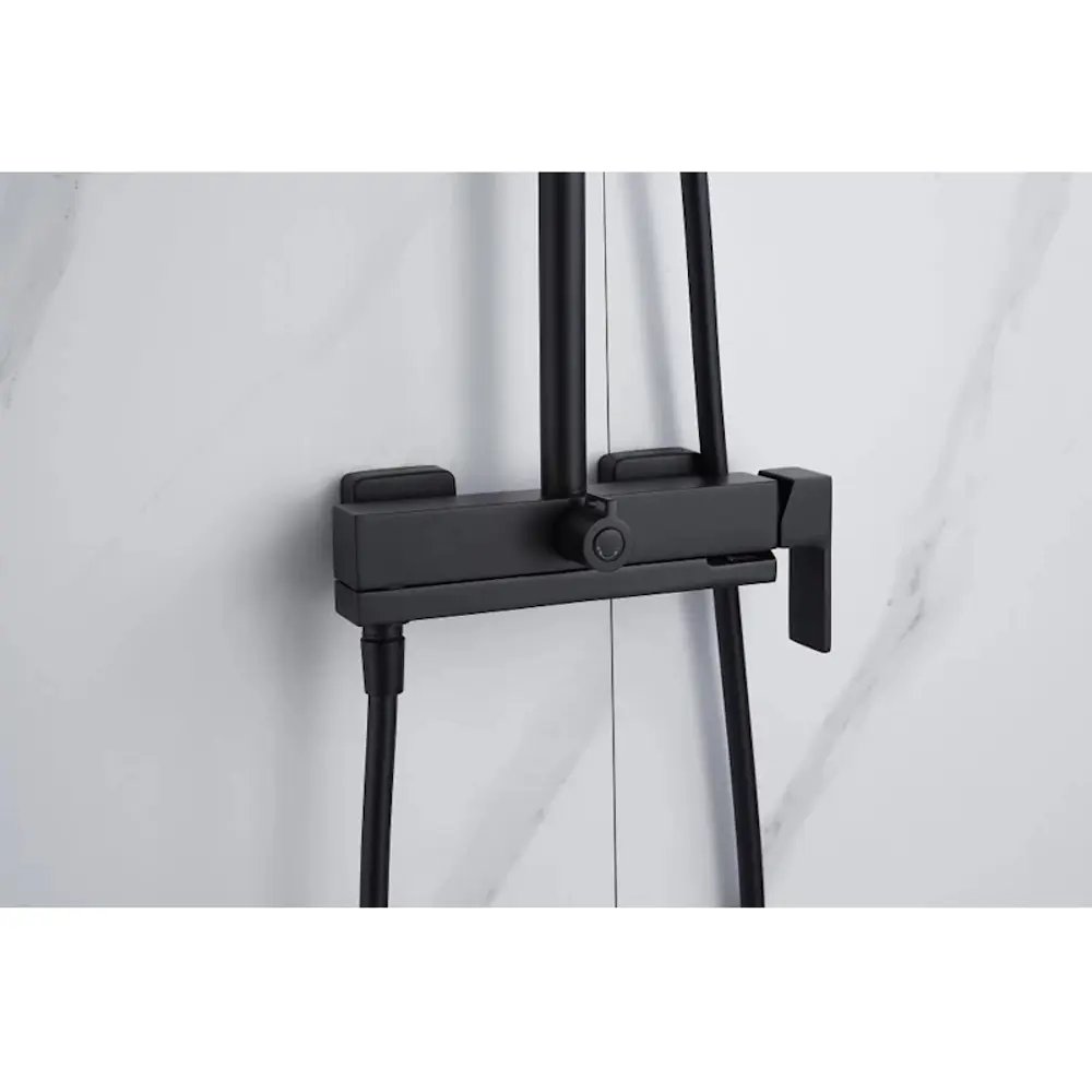 Фото 6 Душевая система Knotlor KN-23-BL-LM 3 режимная цвет черный Фото 6 Душевая система Knotlor KN-23-BL-LM 3 режимная цвет черный