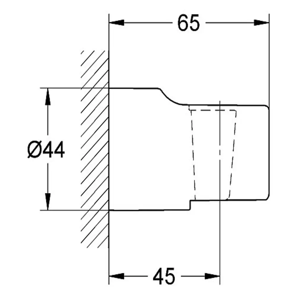 Фото 3 Держатель настенный для ручного душа Grohe Relexa, хром (28622000)