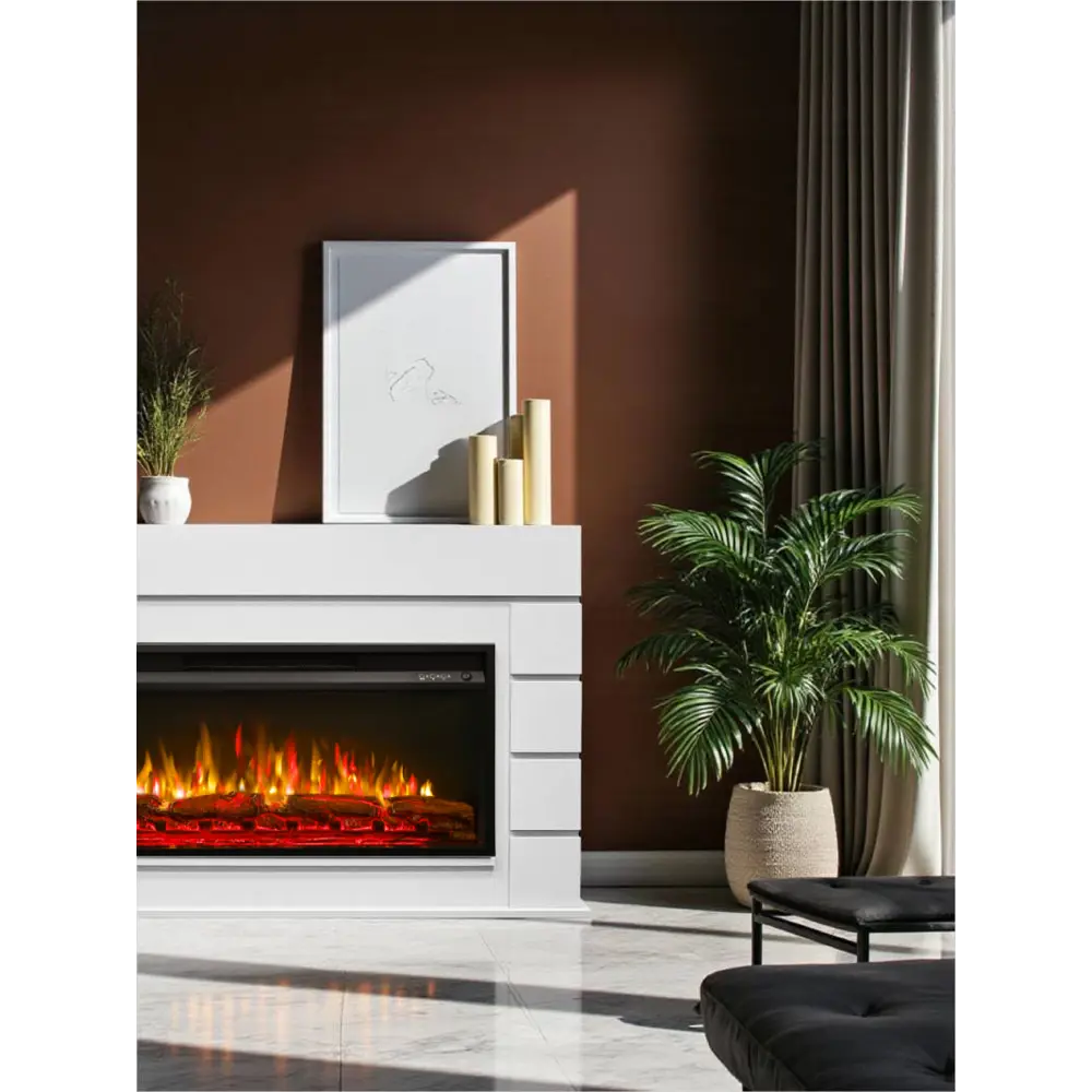 Фото 14 Каминокомплект Fires merlin Каскад с очагом Premier 36 2000Вт белый Фото 14 Каминокомплект Fires merlin Каскад с очагом Premier 36 2000Вт белый