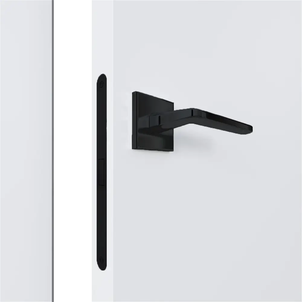 Фото 4 Дверь межкомнатная глухая с замком и петлями в комплекте Фелиса 2 90x200 см эмаль цвет белый Фото 4 Дверь межкомнатная глухая с замком и петлями в комплекте Фелиса 2 90x200 см эмаль цвет белый