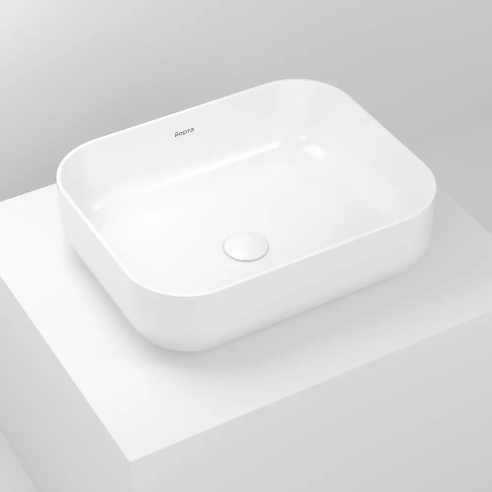 Фото 3 Раковина накладная Йорта Виви 50 цвет белый Фото 3 Раковина накладная Йорта Виви 50 цвет белый