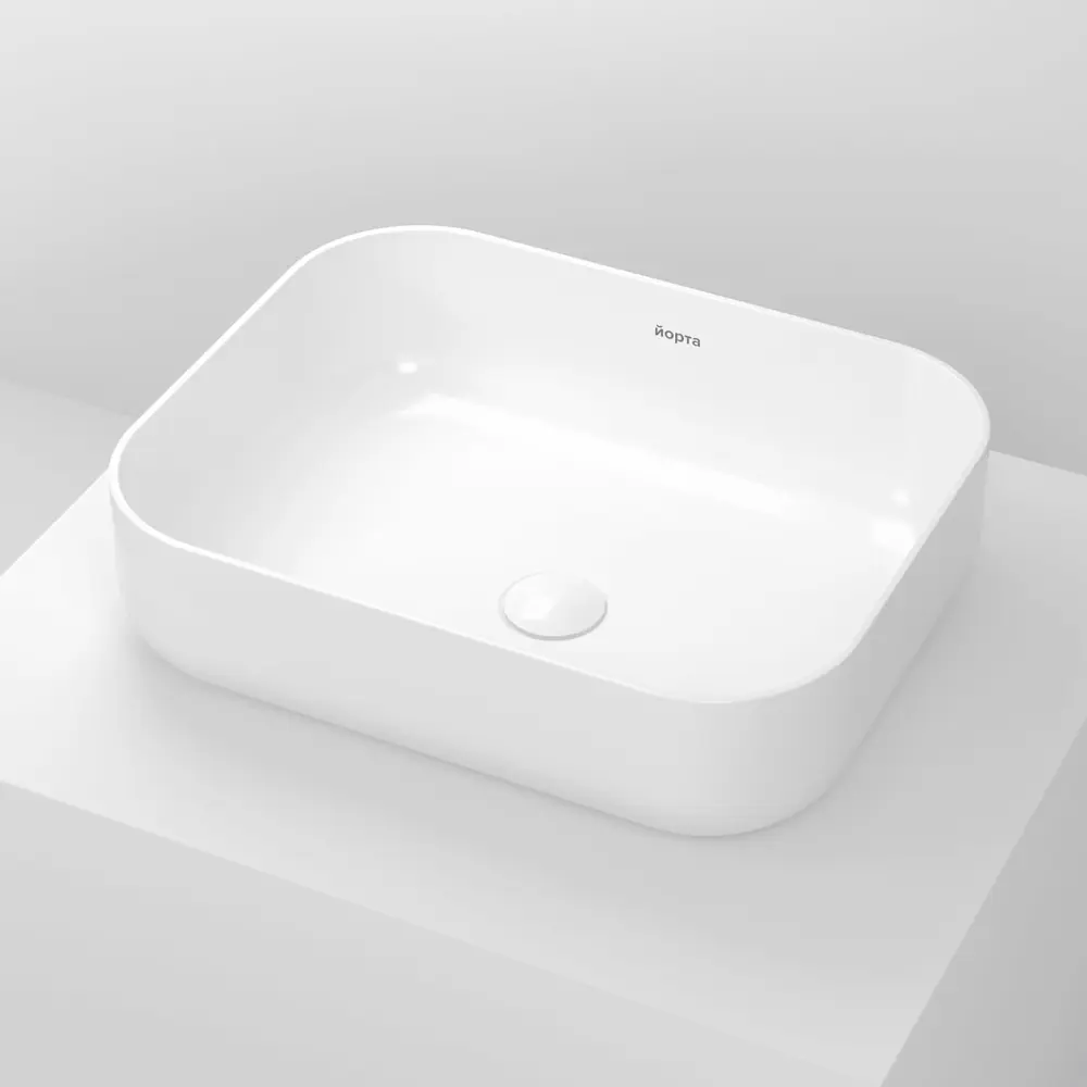 Фото 2 Раковина накладная Йорта Виви 50 цвет белый Фото 2 Раковина накладная Йорта Виви 50 цвет белый