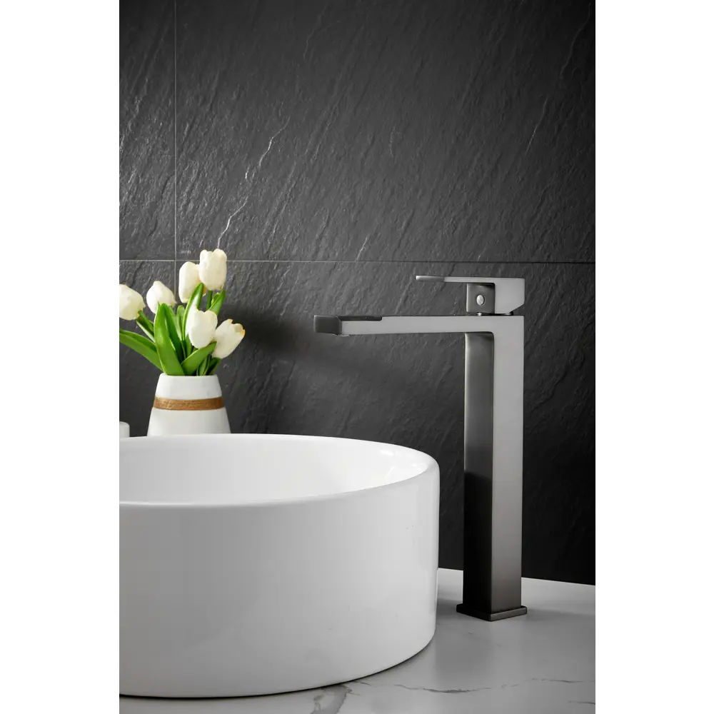 Фото 5 Смеситель для раковины Belz B11613-3 однорычажный цвет матовая сталь